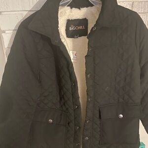 Big Chill Quilted Black Puffer Jacket